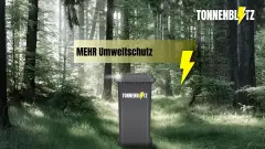 Tonnenblitz Kampagnenmotiv – Mehr Umweltschutz